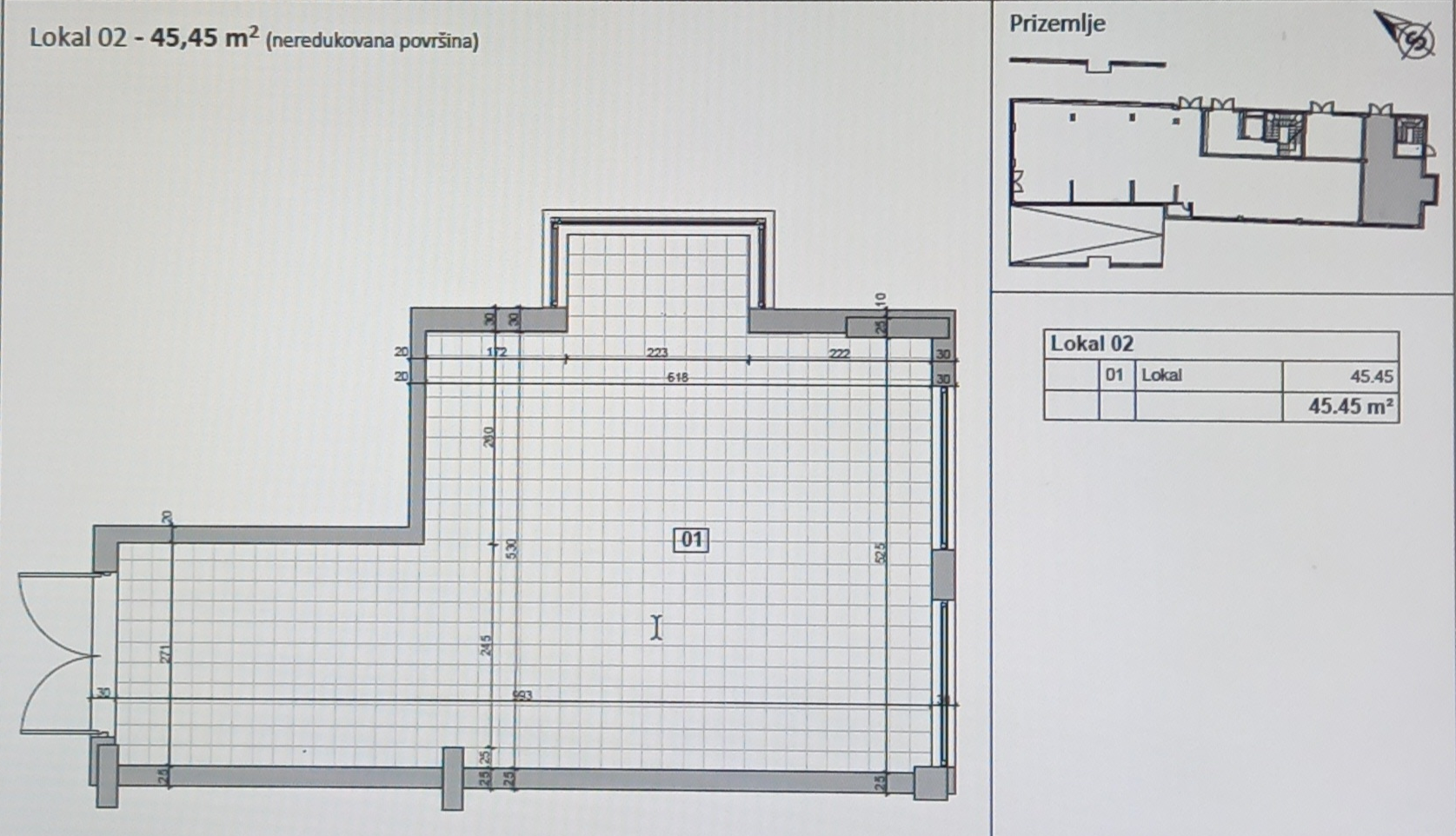 Lokal 45 m2 sređen Inđija lokal 245m2+90m2