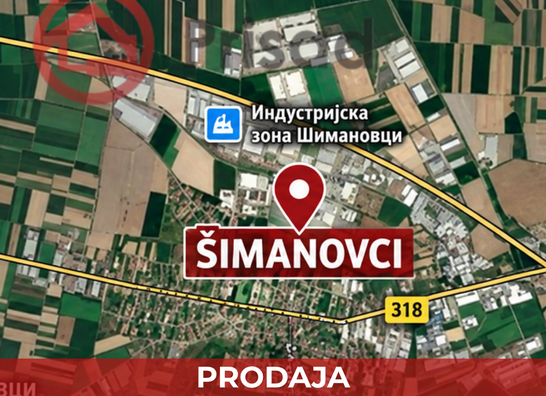 PRODAJA PLACA – ŠIMANOVCI | GRAĐEVINSKO ZEMLJIŠTE U INDUSTRIJSKOJ ZONI | 1 ha (10.000m2)