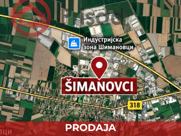 PRODAJA PLACA – ŠIMANOVCI | GRAĐEVINSKO ZEMLJIŠTE U INDUSTRIJSKOJ ZONI | 1 ha (10.000m2)